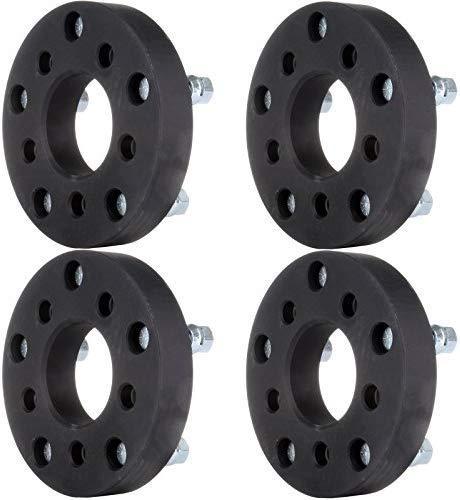ECCPP Wheel Spacer 5 lug 1.25"(32mm) 5x4.5 to 5x5.5 Wheel Spacers Adapters 1.25 inch Fit for Mazda B4000 B3000 Mercury Mountaineer Ford Mustang Jeep Wrangler with 1/2" Studs