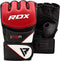 RDX MMA Gloves for Grappling Martial Arts Training | D. Cut Palm Maya Hide Leather Sparring Mitts| Perfect for Cage Fighting, Combat Sports, Punching Bag, Muay Thai & Kickboxing
