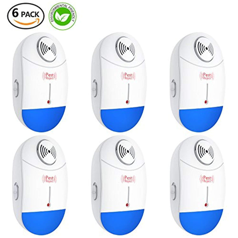 [2018 NEW]Ultrasonic Pest Repeller - Electronic Mouse Repellent & Mosquito Repellent Plug in Pest Control - Bug Repellent for Mice,Rat,Bug,Flea,Roach,Ant,Fly - No More Mouse Traps,Sprayers & Oils