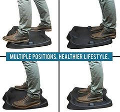 Anti Fatigue Mat Standing Desk Mat - Kitchen Mats For Floor Pad - Foam Floor Mat For Home Office Desk Mat - Rubber Mats For Floor Comfort Standing Mat - Cushioned Anti-Fatigue Non Skid Non Slip Black by Defy Desk