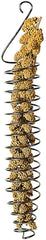 QBLEEV Bird Food Holder, Parrots Foraging Toys for Birdcage, Hanging Stainless Steel Bird Treat Feeders, Bird Food Basket for Fruit Vegetable Grain Wheat，Chew Toys for Conures Parakeets Cockatoos