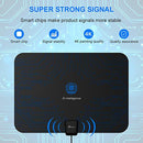 [2018 Upgraded] HDTV Antenna - Digital Amplified HD TV Antenna 50-80 Mile Range 4K HD VHF UHF Freeview Television Local Channels w/Detachable Signal Amplifier and 16.5ft Longer Coax Cable