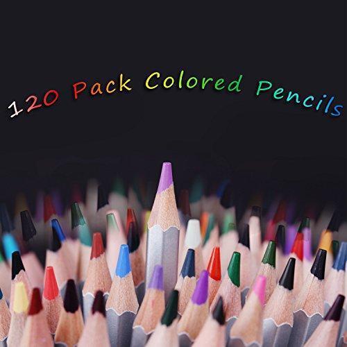 SUDEE STILE Colored Pencils 150 Unique Colors (No Duplicates) Art Drawing Colored Pencils Set with Case Sharpener
