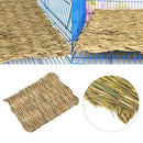 THINKPRICE Natural Straw Grass Mat Woven Bed Mat for Small Animal Bunny Bedding Nest Chew Toy Bed Play Toy for Guinea Pig Parrot Rabbit Bunny Hamster Rat Ferret Chinchillas Fancy Gerbil