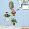 Moutik Corner Metal Flower Holder Racks 4 Tier Shelves for Indoor Outdoor Plant Flower Stand Rack Shelf for Multiple Plants,Black