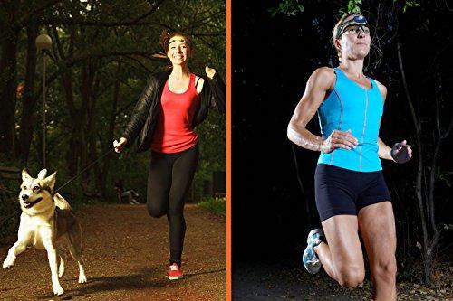 LED Headlamp Flashlight - 4 White and 2 Red LED Head Lamp Modes - Only 1 Battery, Lightweight, IPX6 Waterproof - THE Headlight Flashlight for Running, Camping, Hiking, DIY Projects - Adults and Kids