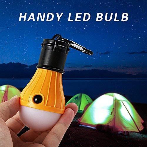 Doukey LED Camping Light [2 Pack or 4 Pack] Portable LED Tent Lantern 4 Modes for Backpacking Camping Hiking Fishing Emergency Light Battery Powered Lamp for Outdoor and Indoor