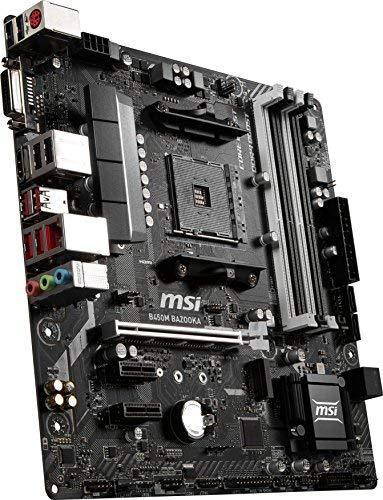 MSI Performance Gaming AMD Ryzen 1st and 2nd Gen AM4 M.2 USB 3 DDR4 HDMI Display Port WiFi Crossfire ATX Motherboard (B450 Gaming PRO Carbon AC)