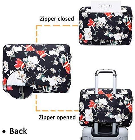 ODTEX 15 Inch Laptop Bag Water-Resistant Sleeve Case and Shockproof Carrying Bag with Pocket and Accessories Bag-Dazzle color