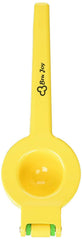 Bru Joy Enameled Aluminum Double Bowl Lemon Squeezer, Yellow and Green