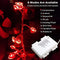 14.5ft 40LED Valentines Decorations String Lights, Heart Shape Valentines Day Decor for Indoor Outdoor Home Room Party Wedding Hanging