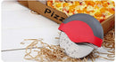 Kitchy Pizza Cutter Wheel with Protective Blade Guard, Super Sharp and Easy To Clean Slicer, Stainless Steel (Red)