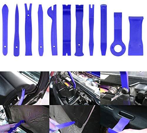 INSTACAN 19Pcs Trim Removal Tool,Car Panel Door Audio Trim Removal Tool Kit, Auto Clip Pliers Fastener Remover Pry Tool Set with Storage Bag