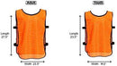 Unlimited Potential Nylon Mesh Scrimmage Team Practice Vests Pinnies Jerseys Bibs for Children Youth Sports Basketball, Soccer, Football, Volleyball (Pack of 12)