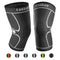 CAMBIVO 2 Pack Knee Brace, Knee Compression Sleeve Support for Running, Arthritis, ACL, Meniscus Tear, Sports, Joint Pain Relief and Injury Recovery