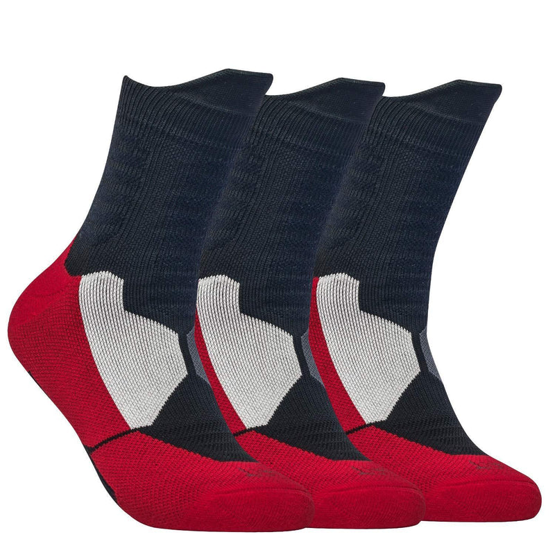 DISILE Elite Basketball Socks, Cushioned Dri-Fit Athletic Crew Socks - Thick Sports Socks For Men & Women