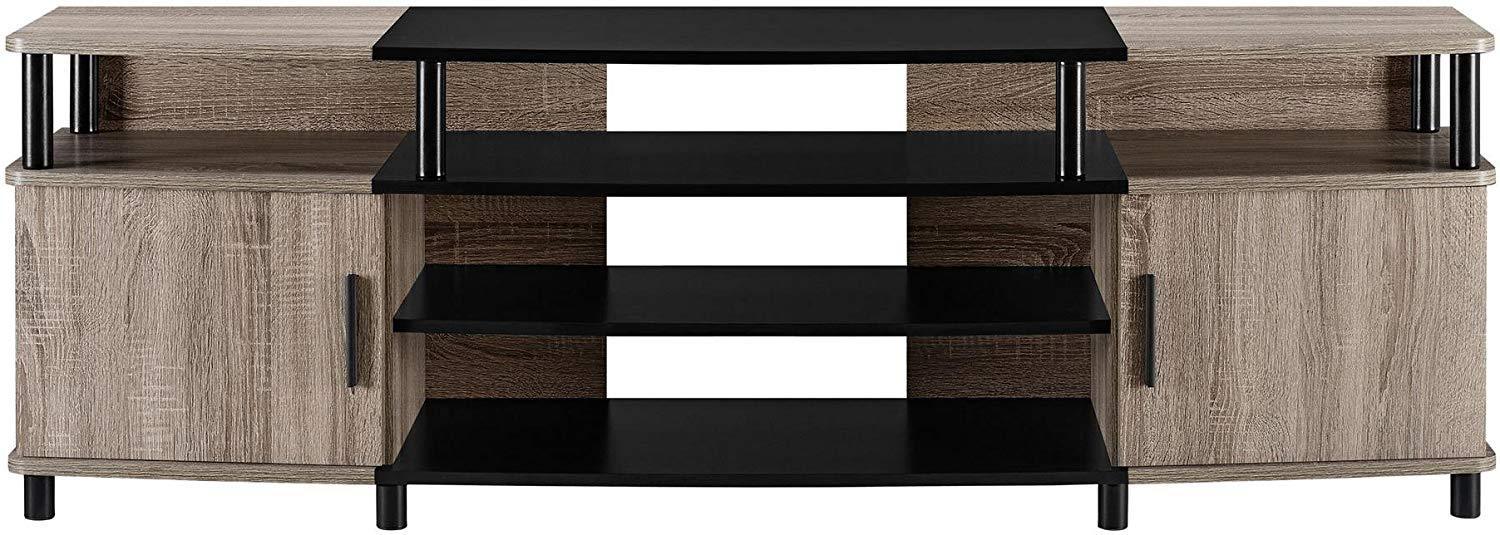 Ameriwood Home Carson TV Stand for TVs up to 70", Black