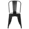 POLY & BARK EM-112-BLK-X4 Trattoria Side Chair in in Black (Set of 4)