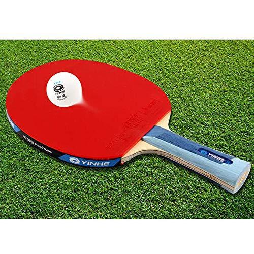 SSHHI Ping Pong Racket Set,Attacking Table Tennis Bats,Suitable for Intermediate Players to Use, Durable/As Shown/Short Handle
