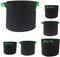 Infinite Cedar 2-Gallon 6-Bag Grow Bag/Aeration Fabric Plant Pots with Green Handles for Potatoes and Plants