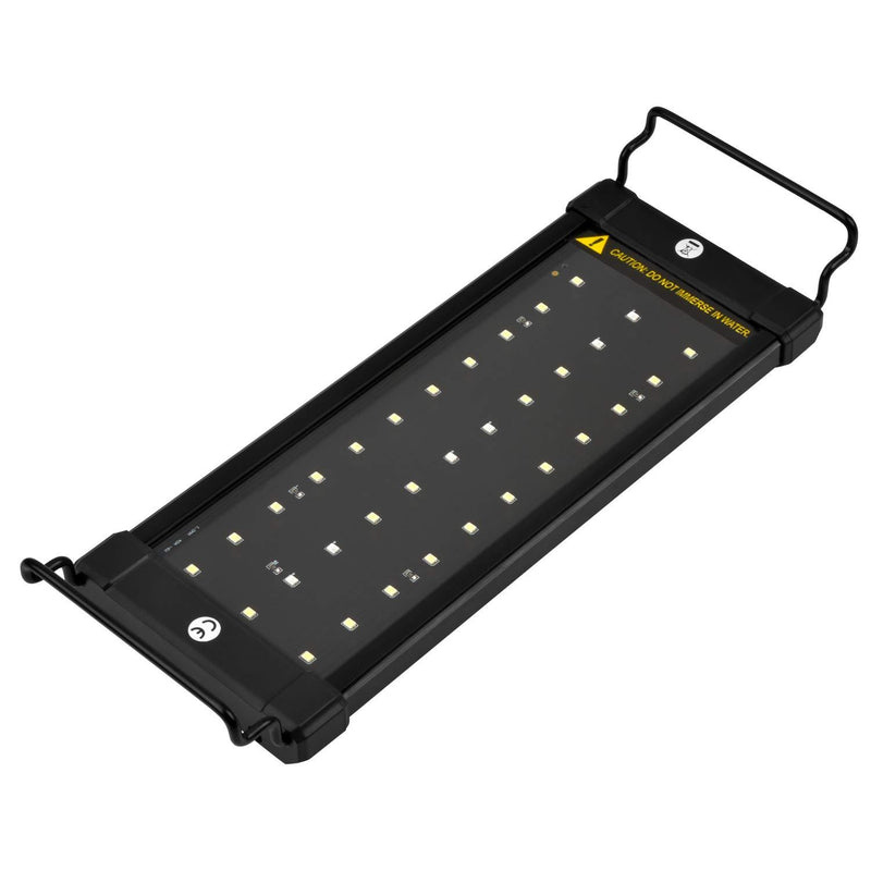 NICREW ClassicLED Aquarium Light, Fish Tank Light with Extendable Brackets, White and Blue LEDs