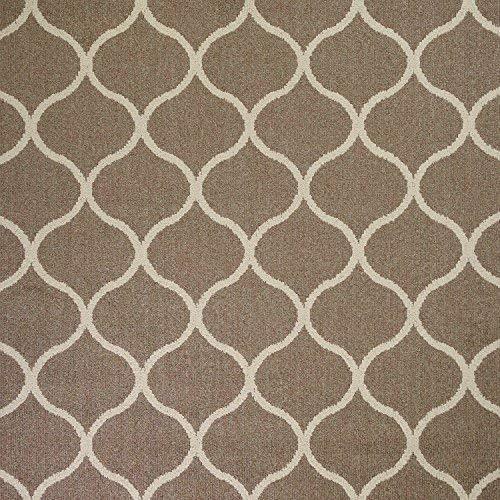 Maples Rugs Rebecca 2'6 x 10' Non Skid Hallway Carpet Entry Rugs Runners for Kitchen and Entryway, Grey/White