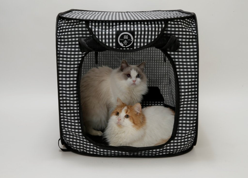 Necoichi Portable Stress Free Cat Cage Always Ready to go!