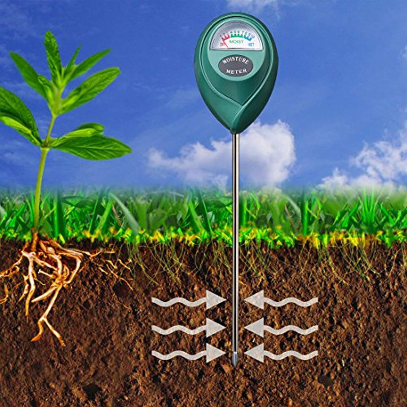 XLUX T10 Soil Moisture Sensor Meter - Soil Water Monitor, Hydrometer for Gardening, Farming, No Batteries Required