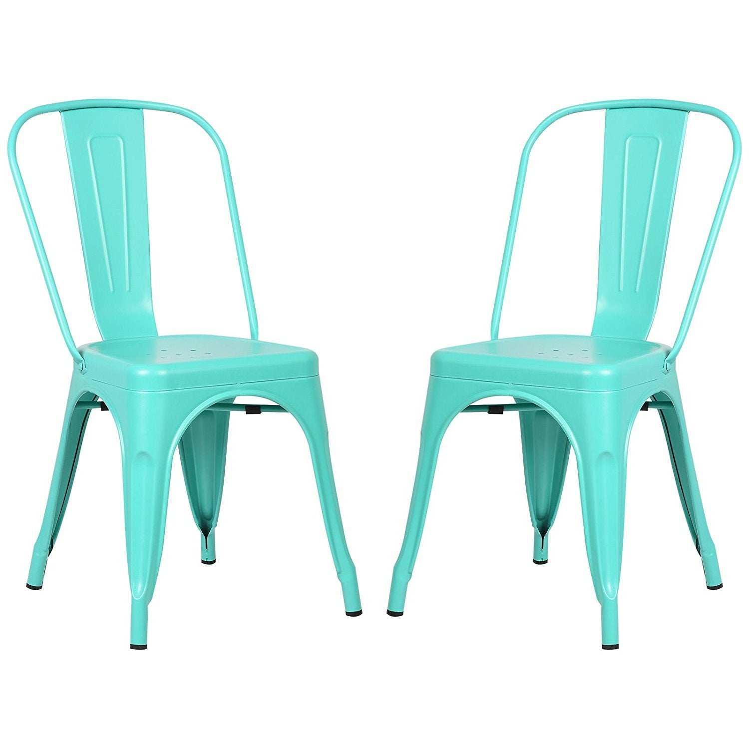 Poly and Bark Trattoria Side Chair in Black (Set of 4)