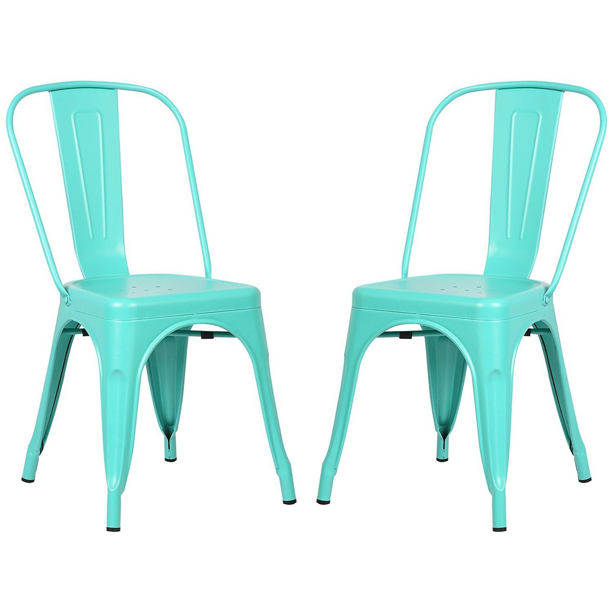 Poly and Bark Trattoria Side Chair in Black (Set of 4)