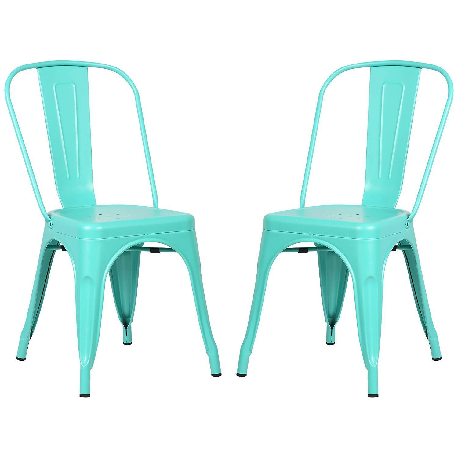POLY & BARK EM-112-BLK-X4 Trattoria Side Chair in Black (Set of 4)