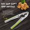 Multipurpose Nut Cracker for All Nuts with Dual Size Groove, Seafood Cracker for King Crab Leg Lobster, Walnut Cracker with Non Slip Soft Padded Handle and Durable Anti Bend Zinc Alloy Material