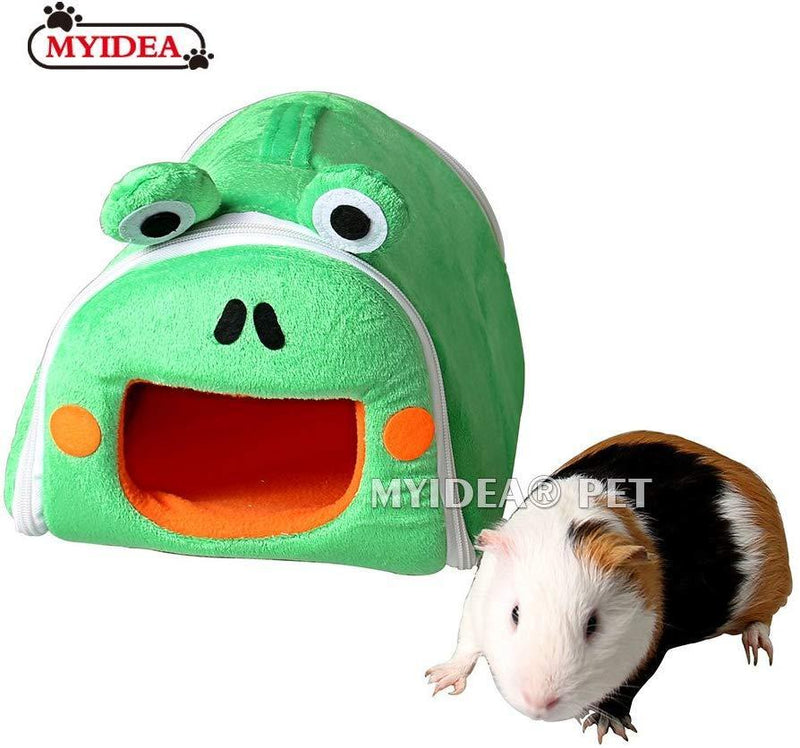 MYIDEA Hamster Guinea Pig Bed - Small Animal Portable Cage Supplies Handing House Hideout for Rat/Hedgehog/Ferret/Chinchilla/Rabbit Small Animal Bedding