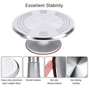 Cakes of Eden Aluminium Alloy Revolving Cake Stand 12 Inch Cake Turntable with Angled Icing Spatula and 3 Comb Icing Smoother, Silicon Spatula and Cake Server/Cutter Baking Cake Decorating Supplies