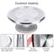 Cakes of Eden Aluminium Alloy Revolving Cake Stand 12 Inch Cake Turntable with Angled Icing Spatula and 3 Comb Icing Smoother, Silicon Spatula and Cake Server/Cutter Baking Cake Decorating Supplies