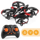 RC Drone for Kids and Beginners, MINI Drones with LED Lights RC Quadcopter Headless Mode 2.4GHz 4 Chanel 6 Axis Gyro Steady Hold Height Helicopter Gifts for Boys or Girls, Easy Fly for Training