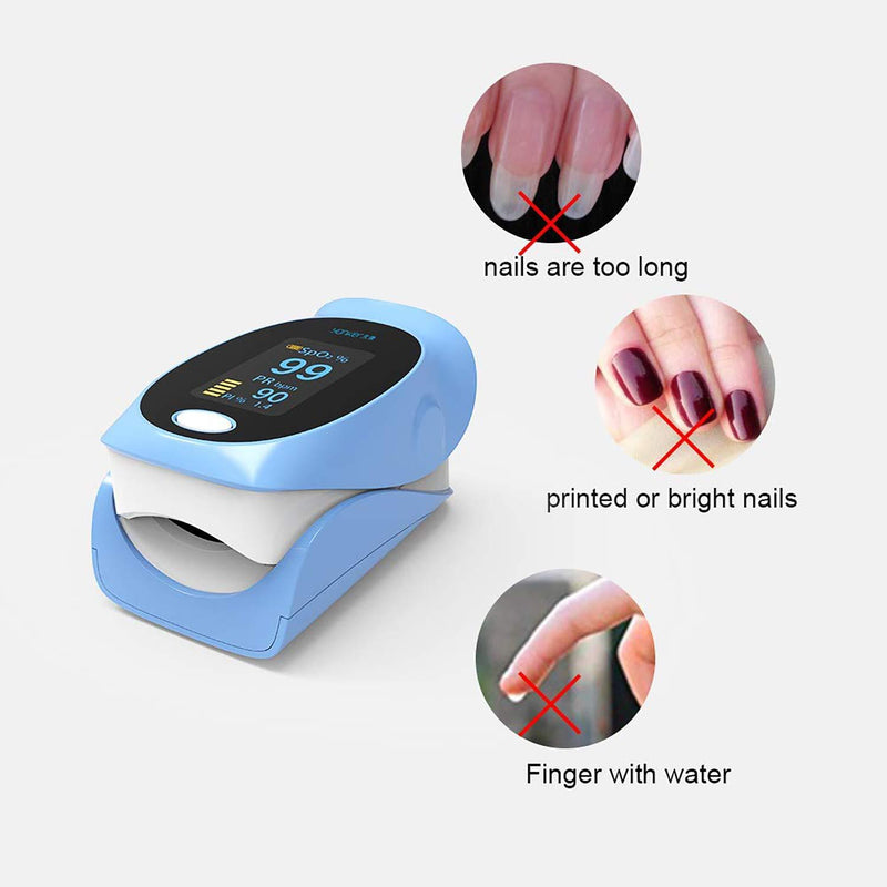Innovo Classic Series Finger Tip Pulse Oximeter with Audio Alarm and Integrated with Pulse Rate, Spo2 Probe and Processing Display Module (Blue)