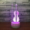 Violin Instrument Night Light 3D Visual Desk Lamp Violin Toy Household Home Room Decor 7 Colors Change Bedroom Touch Table Light Birthday Gift Christmas for Kids and Adult Violin Lover