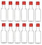 Nakpunar 12 pcs 50 ml Plastic Liquor Bottles with Black Cap