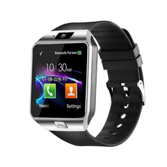 DZ09 Bluetooth Smart Watch - WJPILIS Smart Wrist Watch Smartwatch Phone Fitness Tracker with HCM Card Slot Camera Pedometer Compatible iOS iPhone Android Samsung Phones for Men Women Kids (Black)