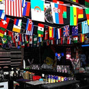 100 Countries String Flags, 82 Feet International Bunting Banner, 8.2'' x 5.5'' Olympic World Pennants for Bar, Sports Clubs,Party Events