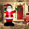 Joiedomi 6 Foot Inflatable Santa Claus LED Light Up Giant Christmas Xmas Inflatable Santa Claus Carry Gift Bag for Blow Up Yard Decoration, Indoor Outdoor Garden Christmas Decoration