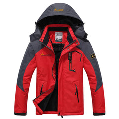 Men's Winter Coats Mountain Ski Jacket Warm Snow Jacket Waterproof Windproof Rain Jacket for Hiking Camping Outwear