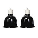 Zoo Med Mini Deep Dome Lamp Fixture with 5.5-Inch Dome, Black