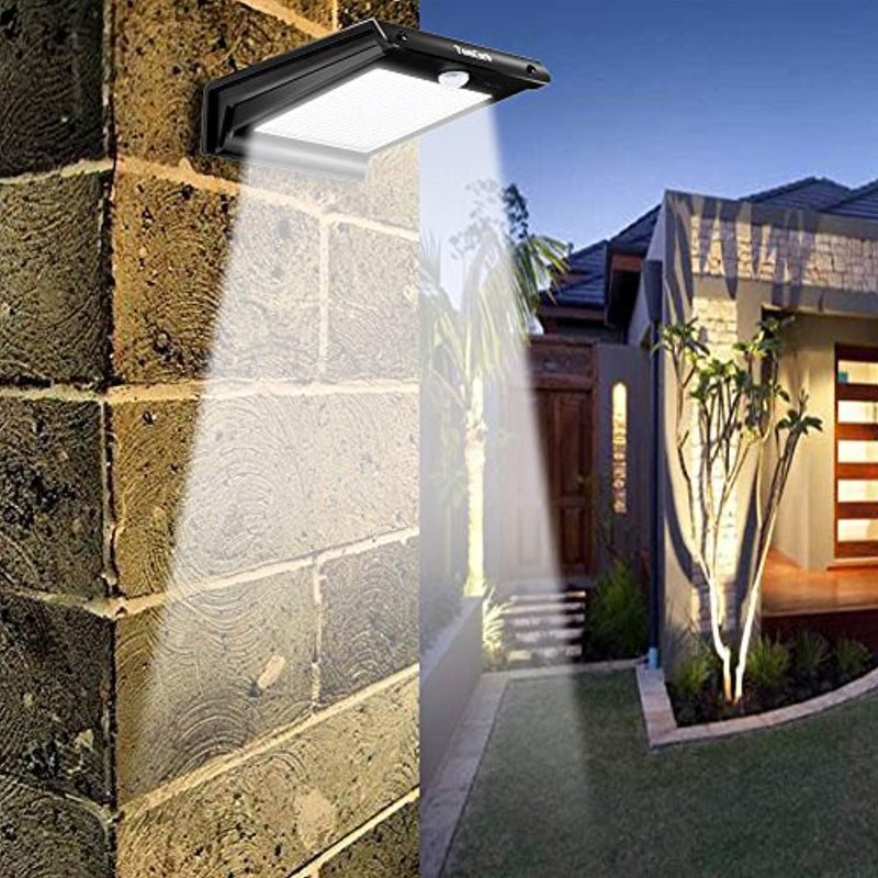 20 LED Solar Lights Solar Motion Sensor Outdoor Light Solar Powered Wireless Waterproof Exterior Security Wall Light for Patio,Deck,Yard,Garden,Path,Home,Driveway,Stairs,NO DIM MODE (4)