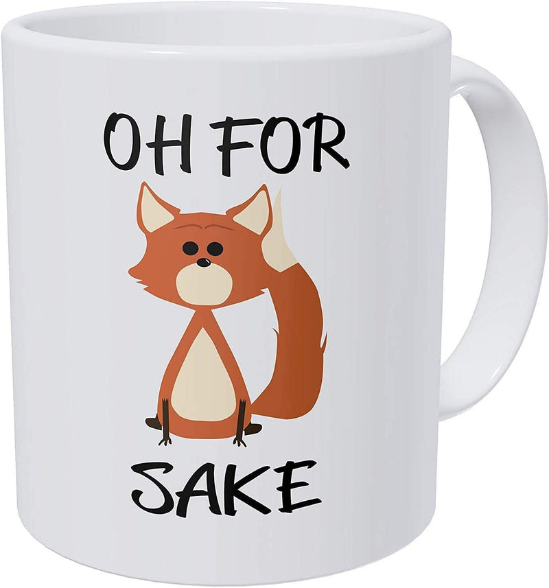 HL HLPPC Oh For Fox Sake 11 Ounces Ceramic Coffee Mug