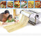 Pasta Maker Machine,Hand Crank Noodle Maker Stainless Steel Noodles Cutter with Clamp for Spaghetti Lasagna Tagliatelle