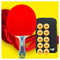 SSHHI 4 Star Table Tennis Bats,7Layers of Wood,Ping Pong Paddle, Can Be Used for Indoor and Outdoor Game,Wear Resistant/As Shown/Long Handle