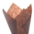 Tulip Cupcake Liners - Brown for Standard Size Cupcakes and Muffins - 120 Pieces per Box - Perfect for Extra Toppings on a Cupcake by Zenlogy