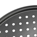 Pizza Pans, 2 Pack Segarty Carbon Steel Perforated Baking Pan with Nonstick Coating, 12 Inch Round Pizza Crisper Tray Tools Bakeware Set Cooking Accessories for Home Restaurant Kitchen